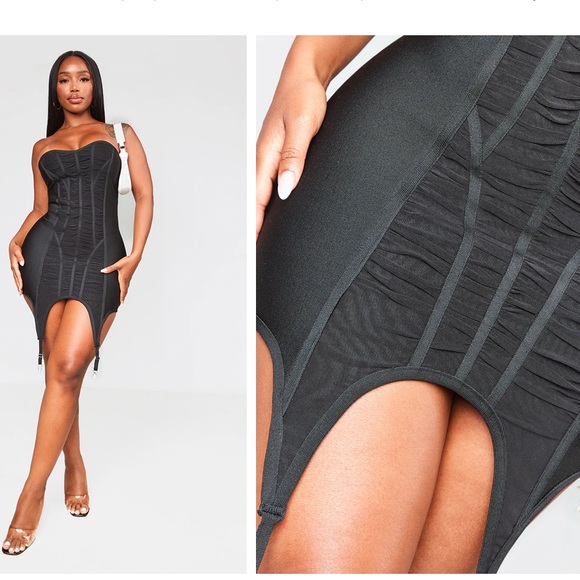 PrettyLittleThing Other - PrettyLittleThing Black Shapewear Dress
